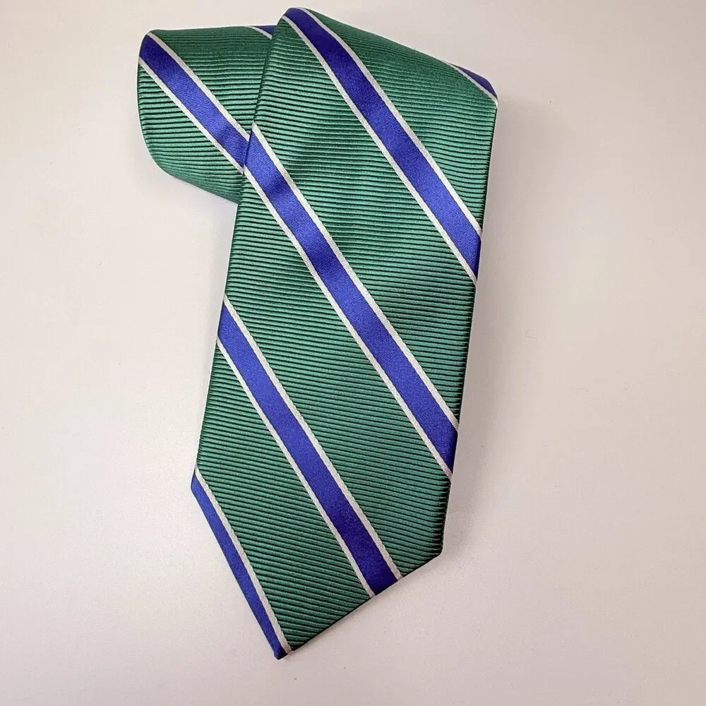 346 Brooks Brothers Classic Stripped 100% Neck Tie